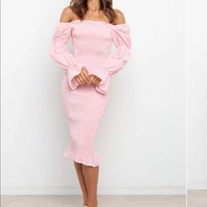 Petal and pup Leona dress- blush